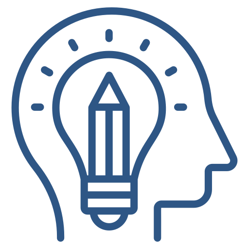 Icono persona con idea