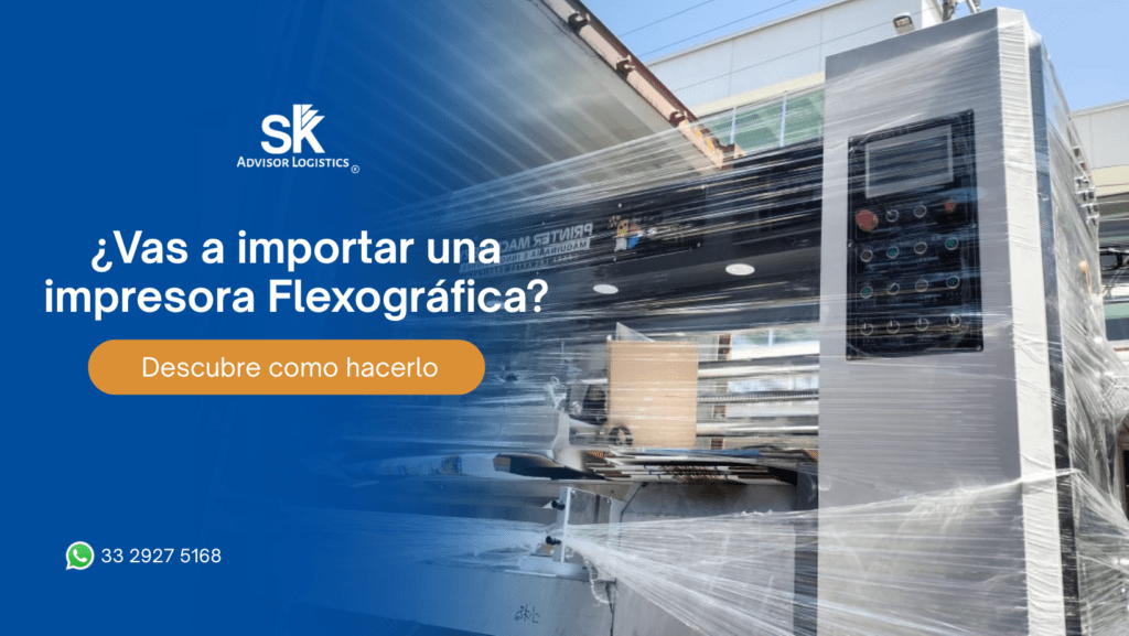 ¿Vas a importar una impresora flexográfica? Conoce por qué FOB y CFR son tus mejores aliados.
