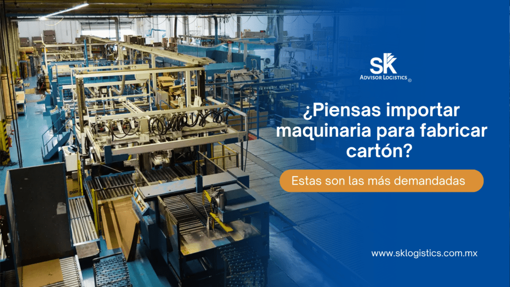 Conoce las 3 máquinas más importadas en la Industria del cartón