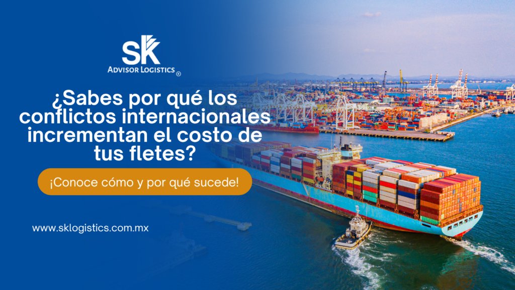 ¿Cómo afectan los conflictos internacionales al costo de los fletes internacionales?
