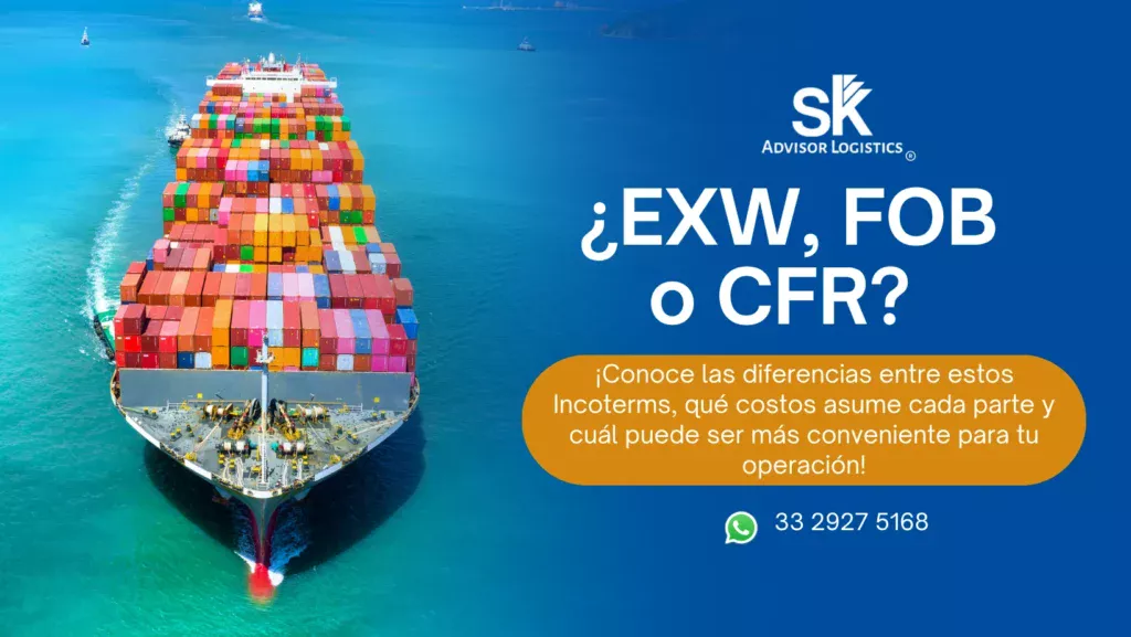 De EXW a FOB y CFR: ¿qué Incoterm te conviene para importar?